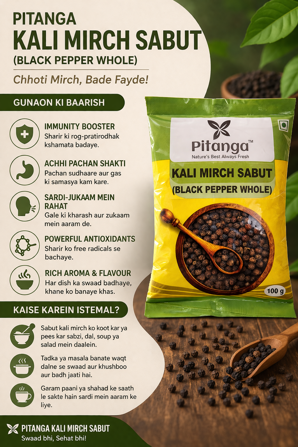black pepper kaali mirch benefits