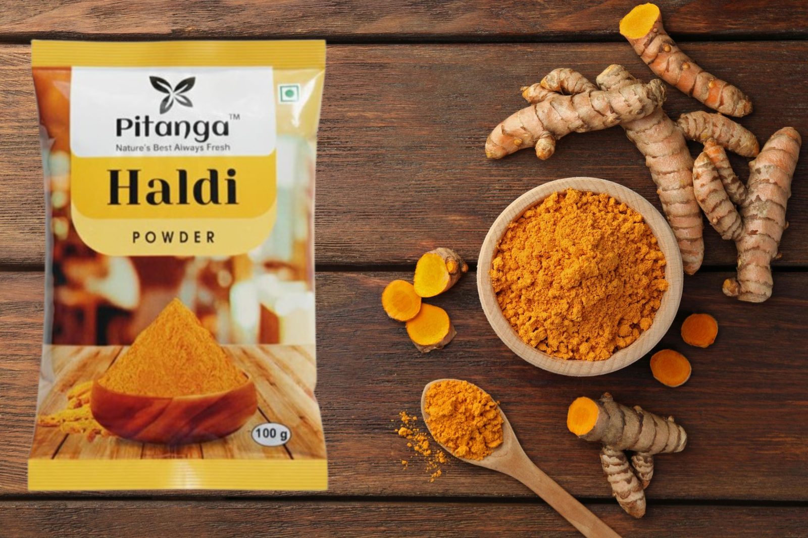 haldi powder visual design