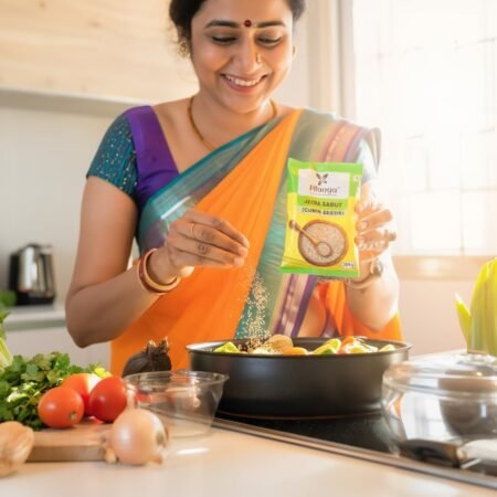 jeera sabut sprinkling on food