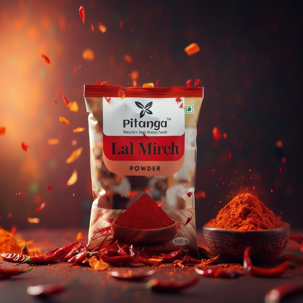 laal mirch powder artistic presentation