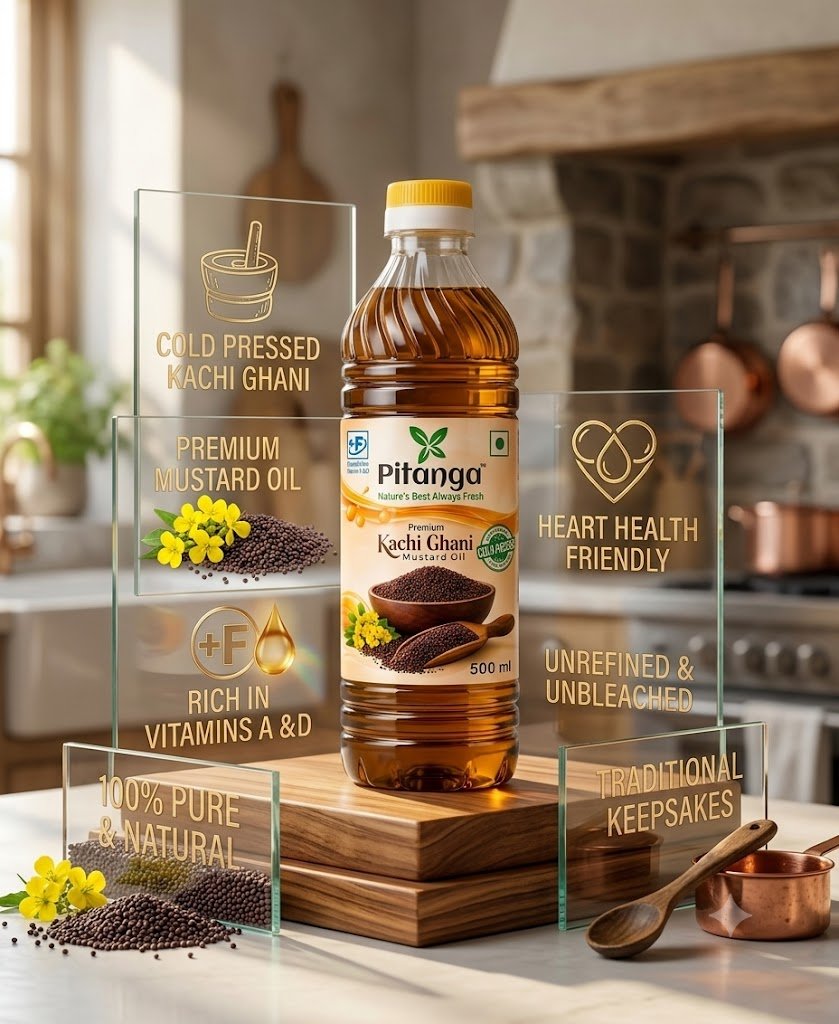 pitanga mustard oil kachi ghani oil benefits